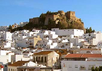 Views of the old Moorish Castle of Salobreña